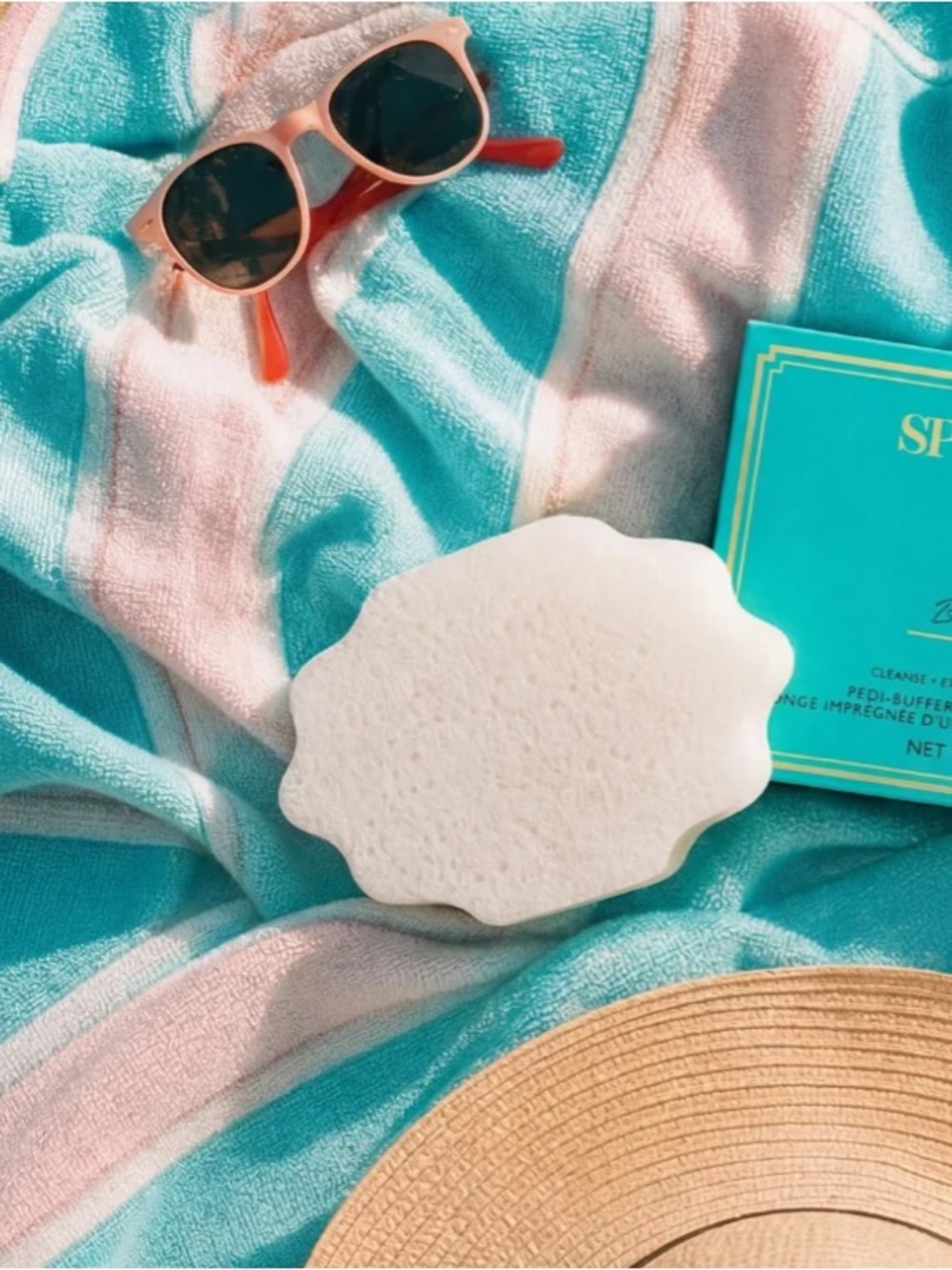 ❗️Spongelle Sunlit Bergamot Pedi Buffer 30+ uses NWT